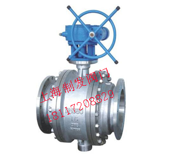 Q347F 蝸輪固定式法蘭球閥